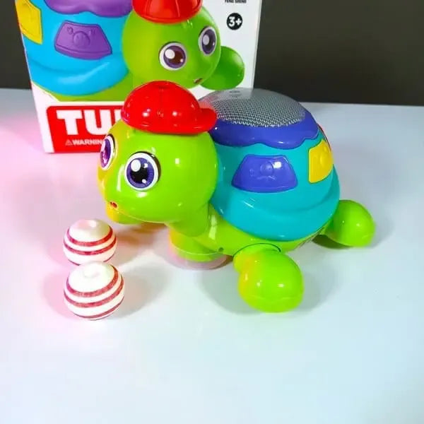 Blow the Ball Turtle Toy with Music & Lights �Fun Interactive Play for Kids