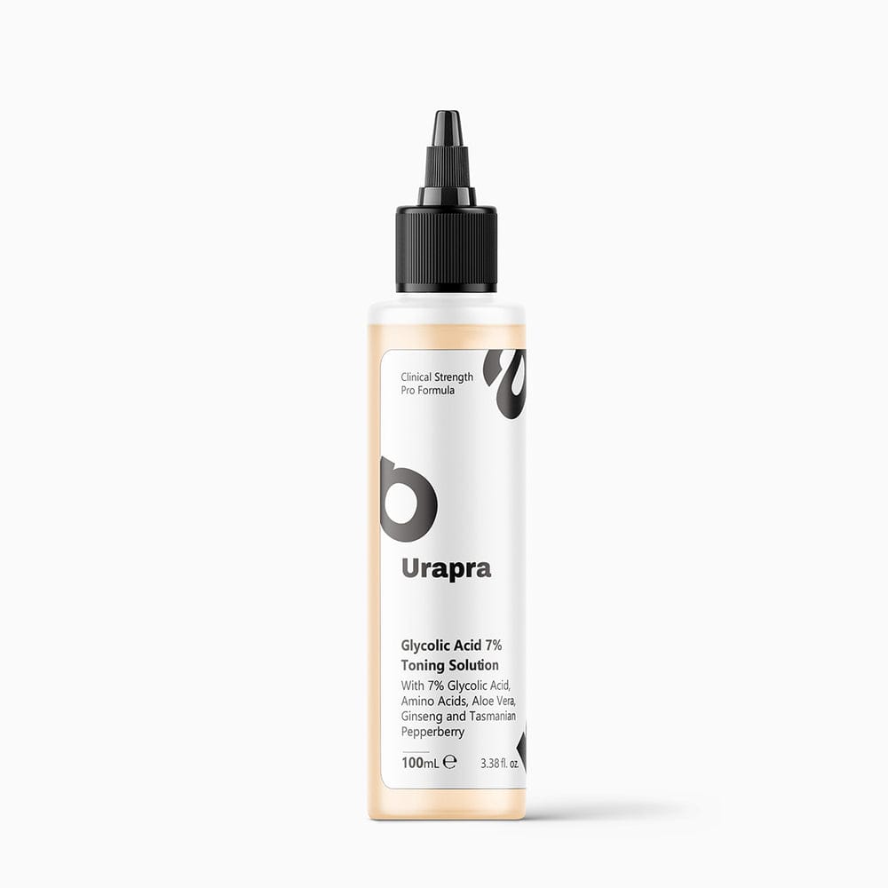 Urapra Glycolic Acid 7% Toning Solution �Exfoliating Toner for Bright & Smooth Skin (100ml)
