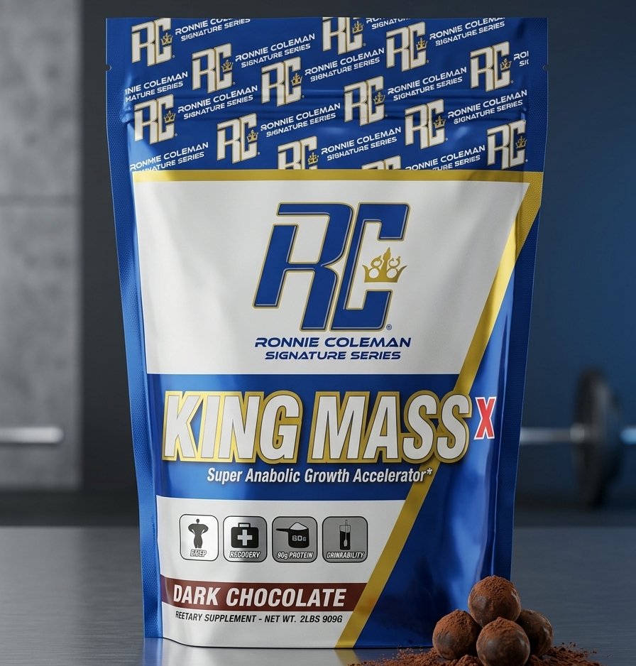 Ronnie Coleman King Mass Gainer 2LB - High Calorie Muscle Mass Weight Gainer Protein Powder