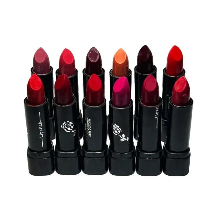 12 Pcs High Pigmented Matte Lipstick Set �Long Lasting Smooth Texture Lip Color Collection For Bold And Beautiful Looks