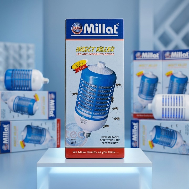 1200 Watt Millat LED Anti-Mosquito Insect Killer (Large 10-Inch) �High-Voltage Electronic Bug Zapper Lamp