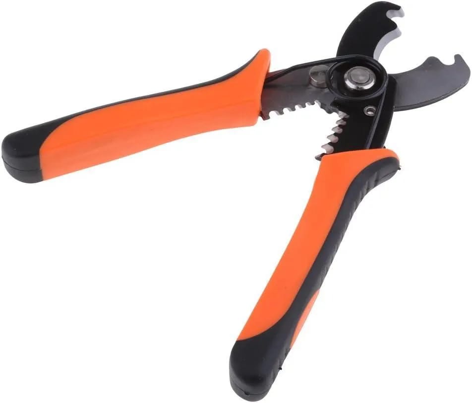 Stainless Steel Wire Cutter Cable Stripper Plier With Multicolor Handle For Household Use (Random Color)