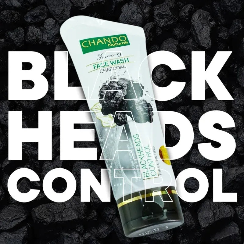 CHANDO Naturals Foaming Face Wash Charcoal �Deep Cleansing & Blackhead Control