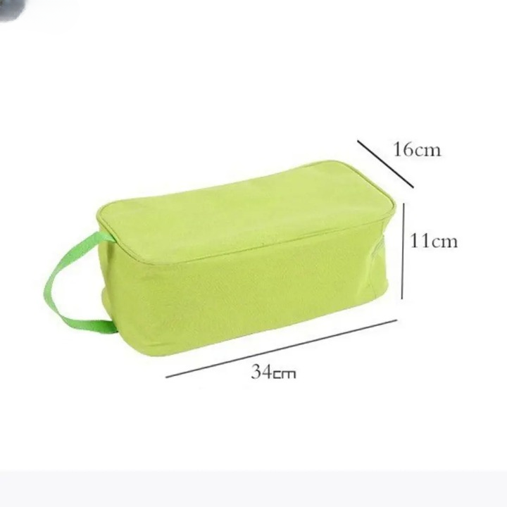 Waterproof Travel Shoe Bag �Portable Ventilated Gym Organizer for Sports Shoes, Yoga, Basketball & Football �Odor-Proof (Random color)