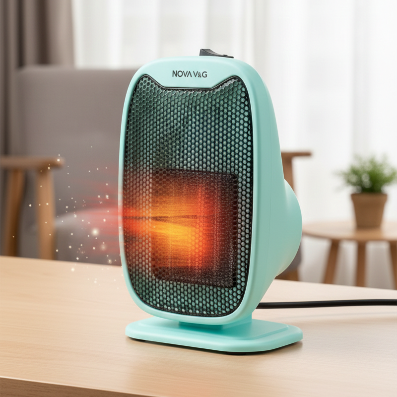Electric Fan Heater Mini Mobile Heater Home – photo 3