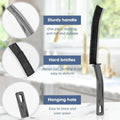 2 PCS Hard Bristle Crevice Cleaning Brush | Multi-Purpose Gap Cleaning Tool for Kitchen, Bathroom, Tiles & Window Tracks