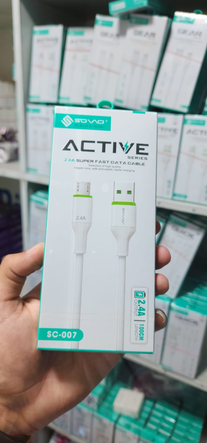 SOVO Fast Charging Micro USB Cable for Android Phones �High Speed Data Sync & Durable Charging Wire