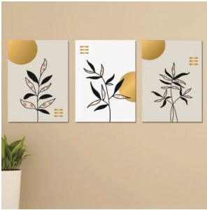 Set of 3 Wooden Wall Art Phototile – photo 1