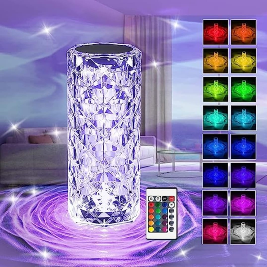 16 Colors Crystal Lamp With Remote – photo 2
