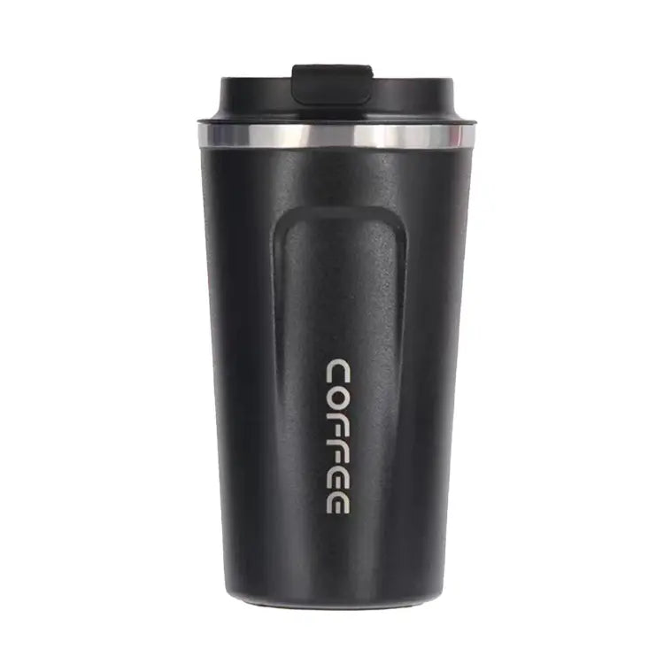 510ml Large-capacity Coffee Cup Keep Heat Stainless Steel Double-layer Smooth Edge Water Bottle Mug for Daily Use (random colors)