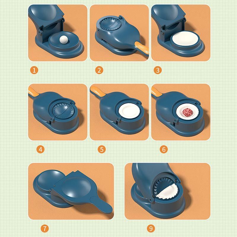 2 IN 1 DUMPLING MAKER OR SAMOSA MAKER (Random Color) Without box