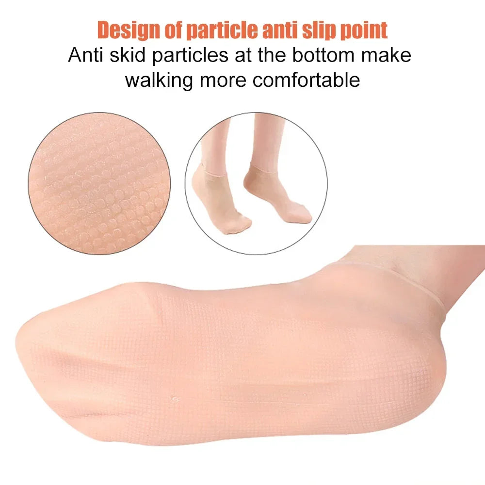 Silicone Jelly Socks Gel Moisturizing Socks Foot – photo 1