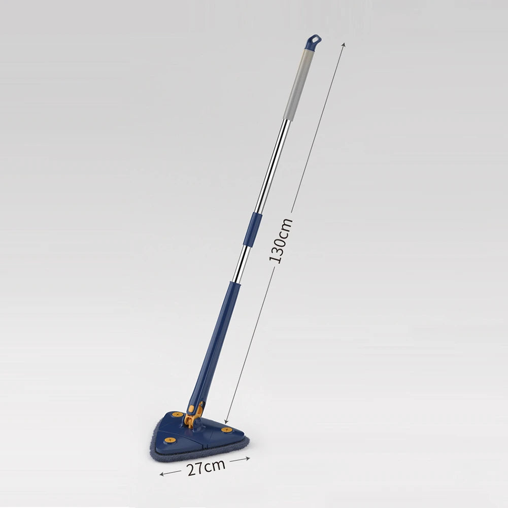 Extended Triangle Mop 360 Twist Squeeze Wringing X-Type Window Glass Toilet Bathroom Floor Household Cleaning Ceiling Dusting