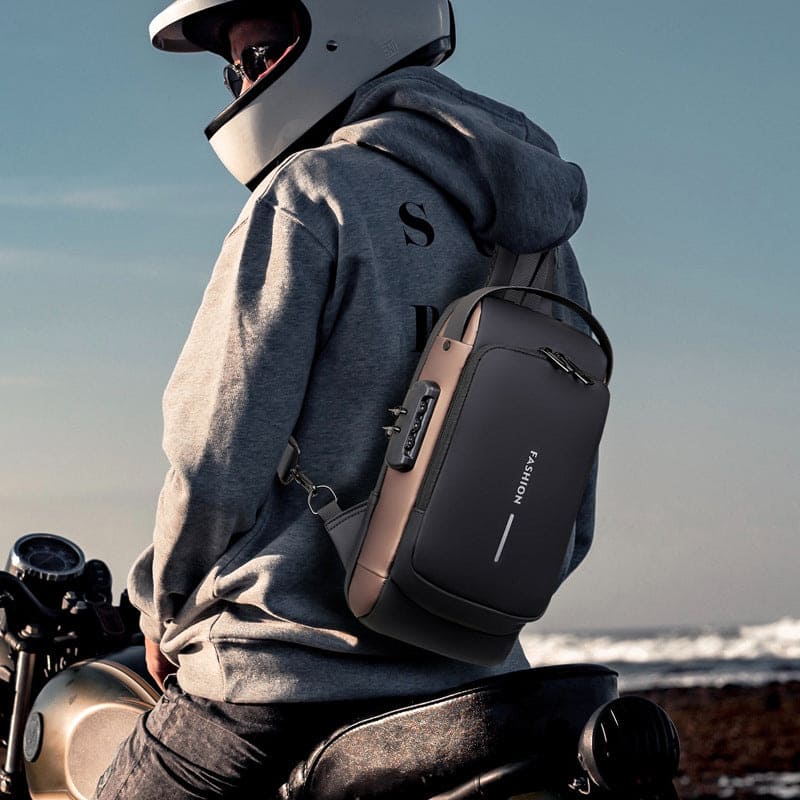 Chest Bag Multifunction Crossbody Sport Running Travel Sling Pack Anti-theft for  Men (Random Color)