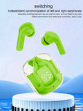 Air31 Earbuds Wireless Crystal Transparent body - with silicone pouch ( random color )