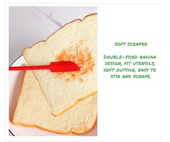 3 pcs Mini Silicone Telescopic Spatula – photo 4