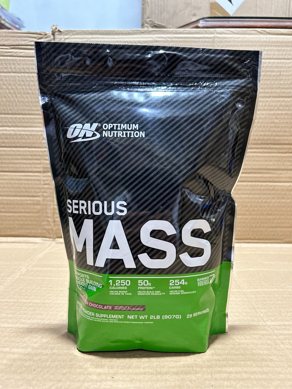 Optimum Nutrition Serious Mass Weight Gainer 2LB Pack �High Calorie Protein & Muscle Mass Support