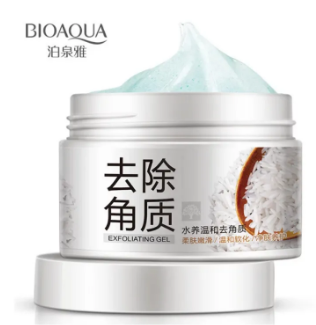 Bioaqua Deal Of 2 Rice Gel and Peach Gel Extract Acid Exfoliating Face Gel Cream (140g)