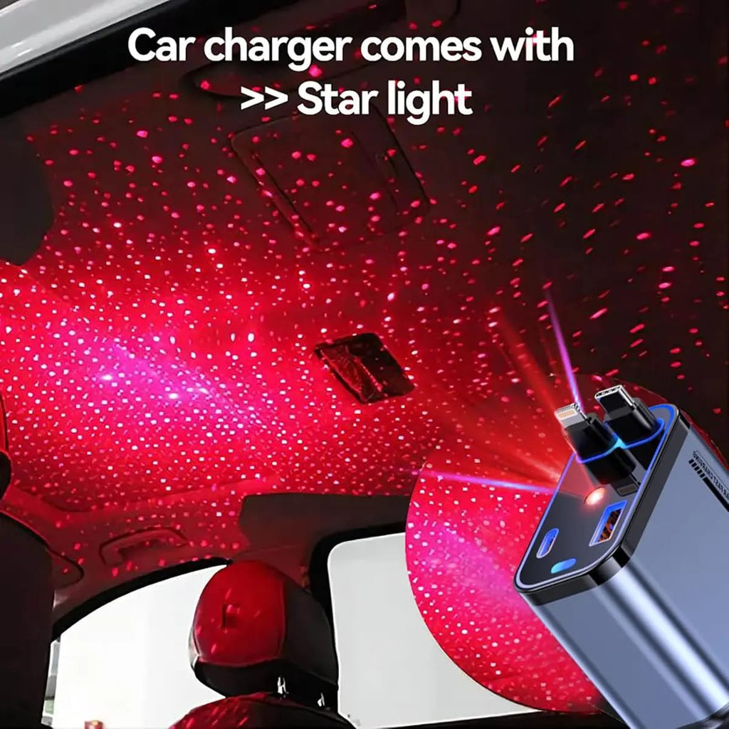 4 In 1 Fast Charging Usb-C Car