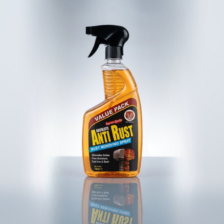 Anti Rust Remover Spray 750ml Bottle �Heavy Duty Rust Cleaning Solution for Metal Surfaces