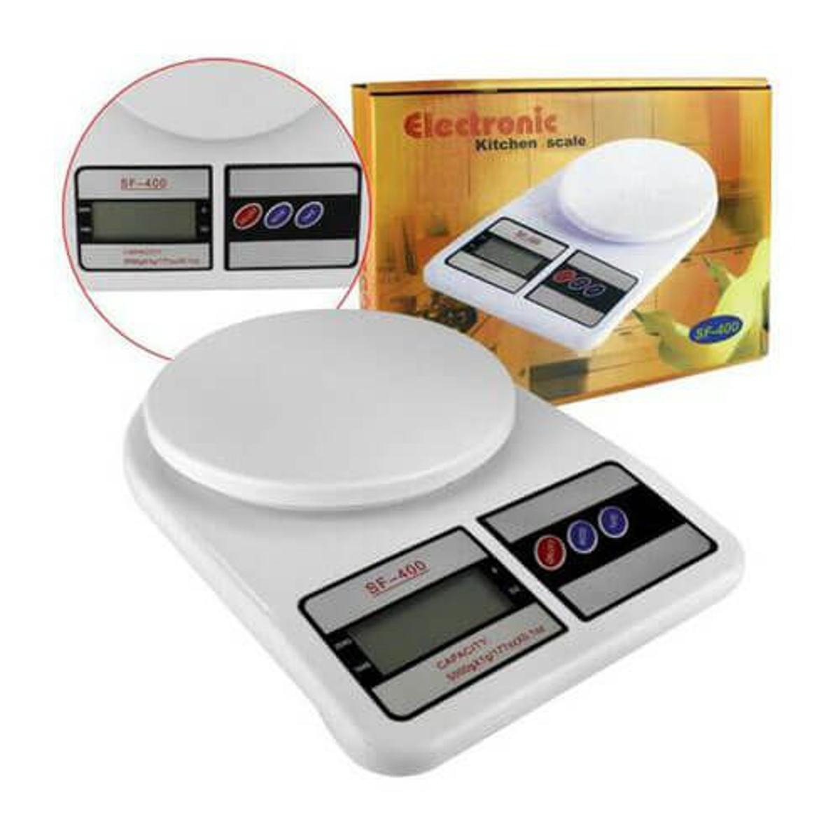Kitchen Scale SF-400 Digital Electronic Weight Machine with Cell �Food & Grocery Measuring Scale upto 10 KG