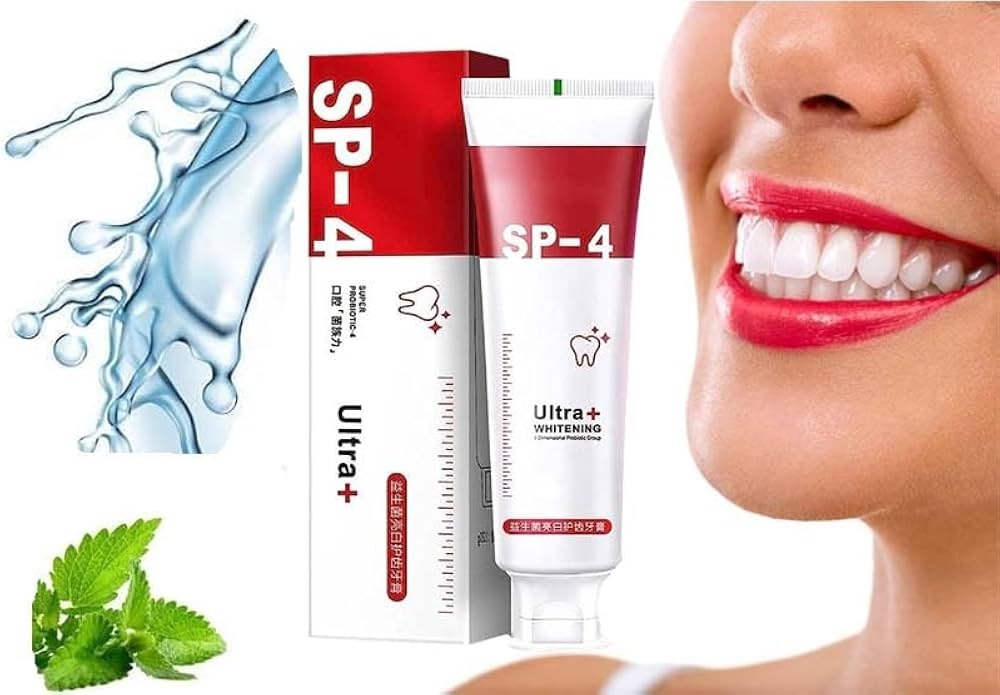 Yayashi SP 4 Ultra Whitening Toothpaste �Strong Stain Removal & Fresh Breath Daily Oral Care (120g)