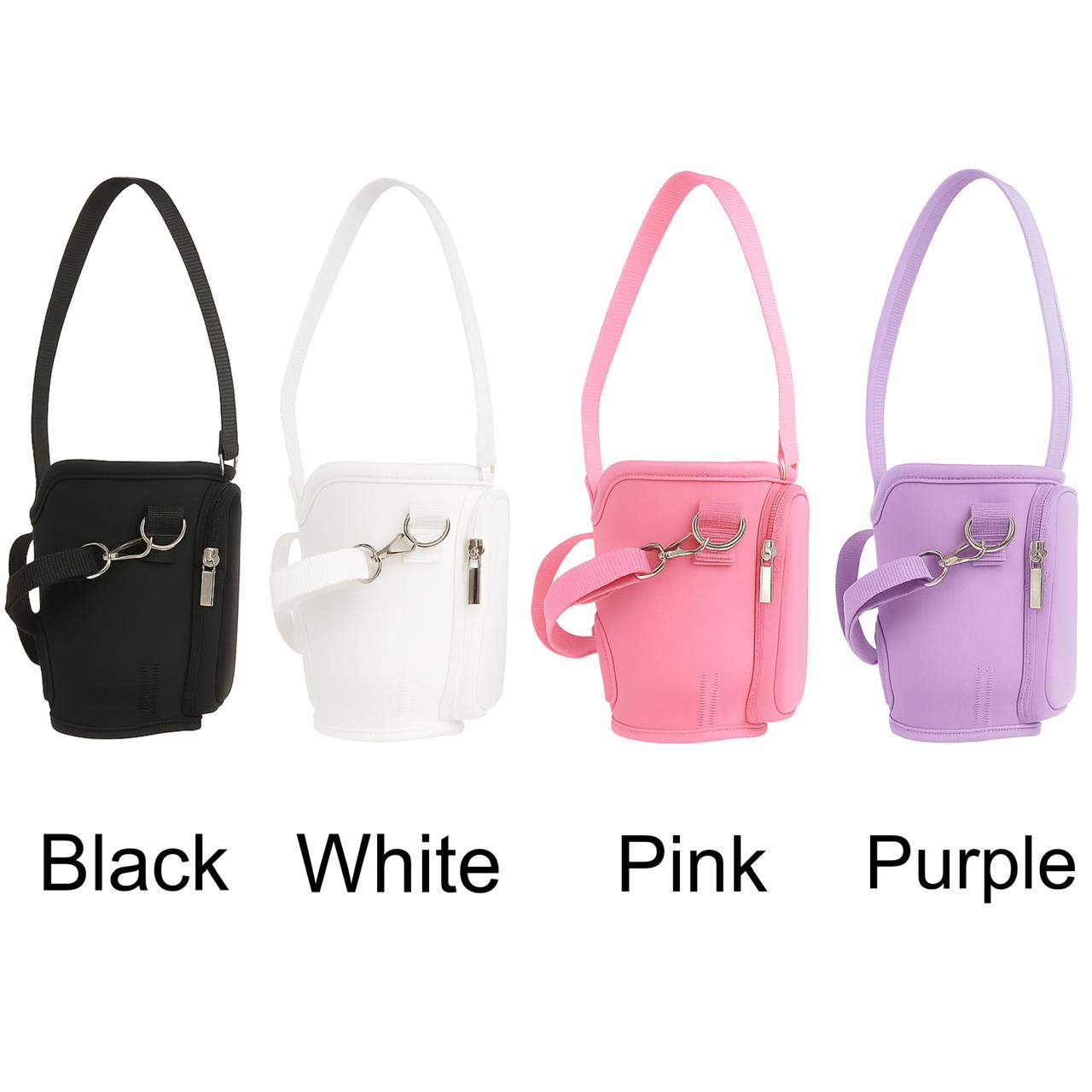 Tumbler Half Size Carrier Bag Portable Durable And Convenient Design For Easy Daily Carry And Storage - White