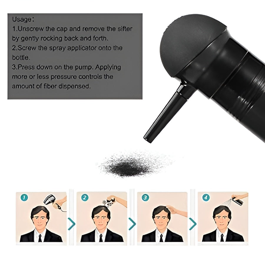 Toppik Hair Fiber Applicator Pump | Best Quality Pump - Fiber Hold Spray, Instant Fuller Looking Hair