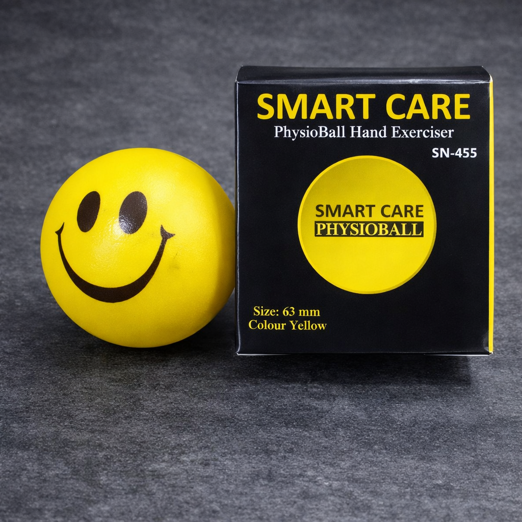 Smart Care PhysioBall Hand Exerciser Stress Relief Ball �Yellow