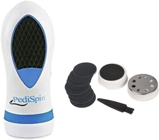 Pedi Spin High Precision Electric Callus And Foot Hardness File Cell Operated With Polishing And Vacuuming