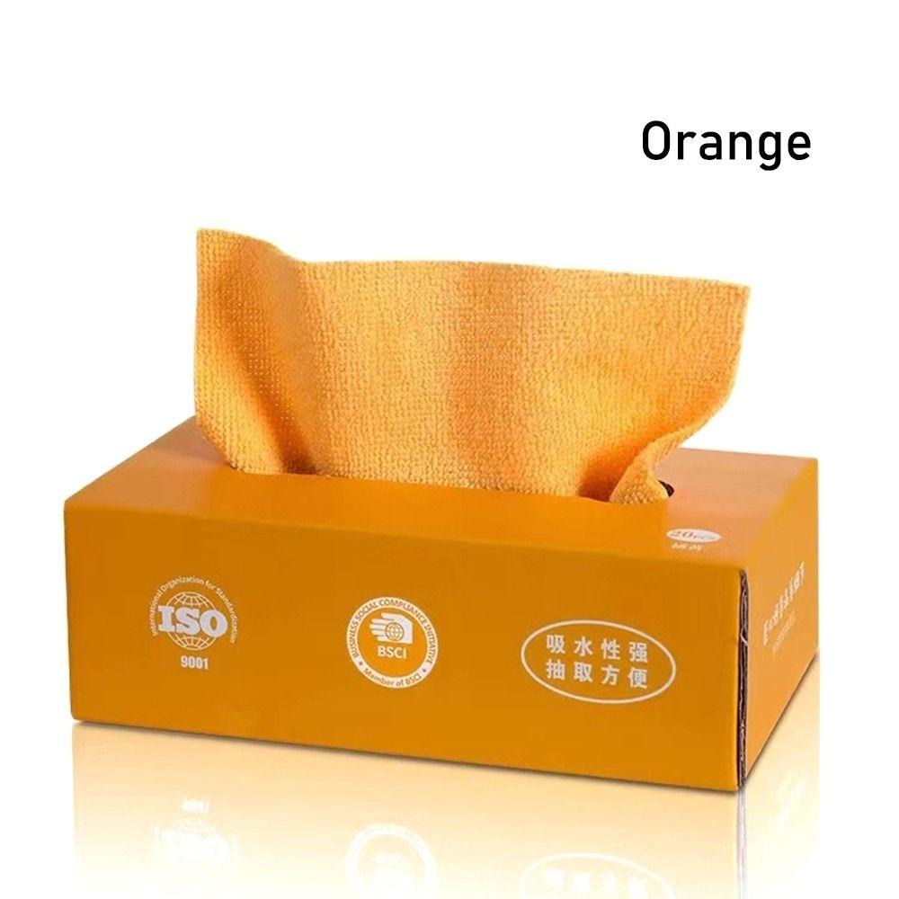 Microfiber Towel Reusable Pack of 20 Pcs Box Random Color