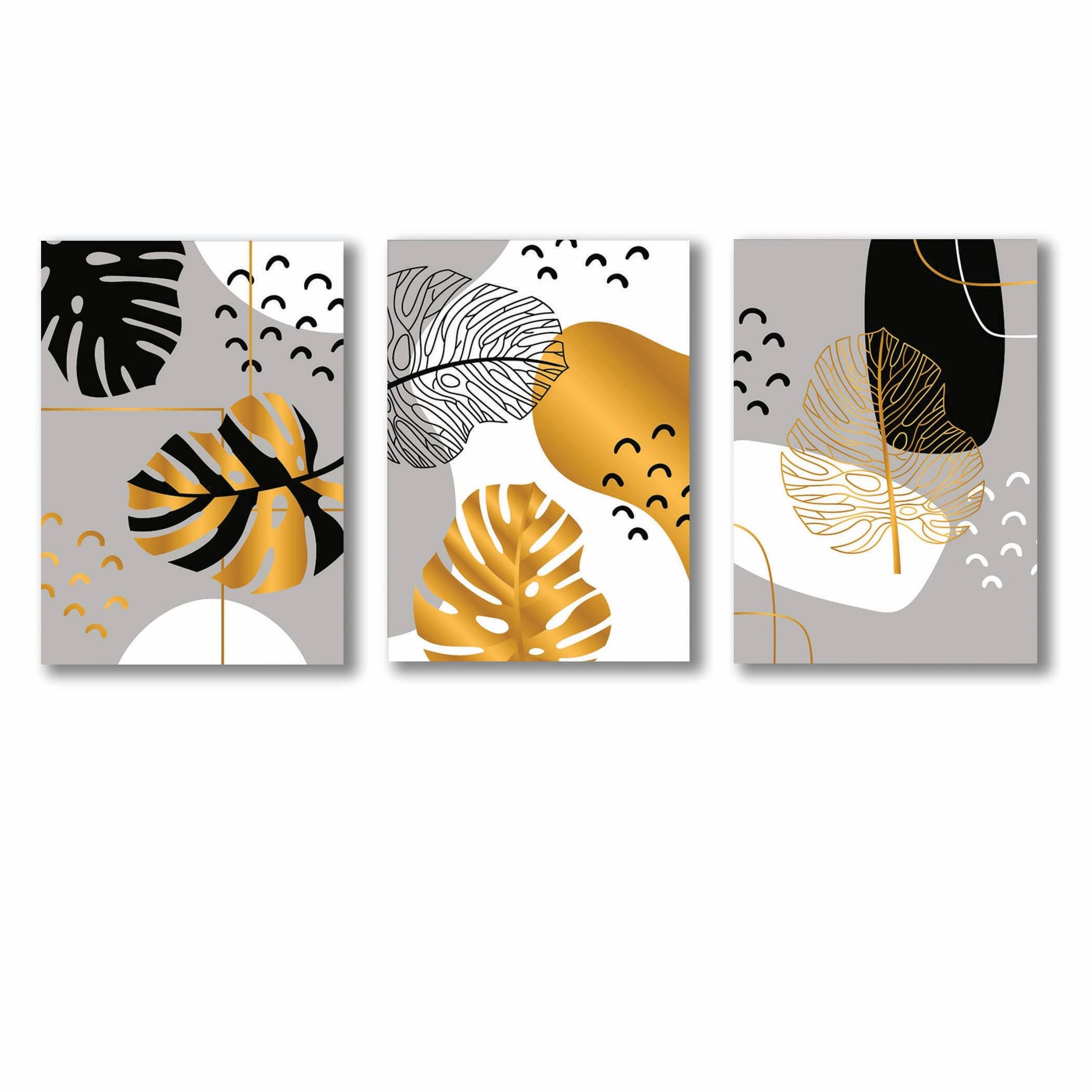 Set of 3 Premium Wall Art Photo Tiles �Modern Home Decor Sets 8x11