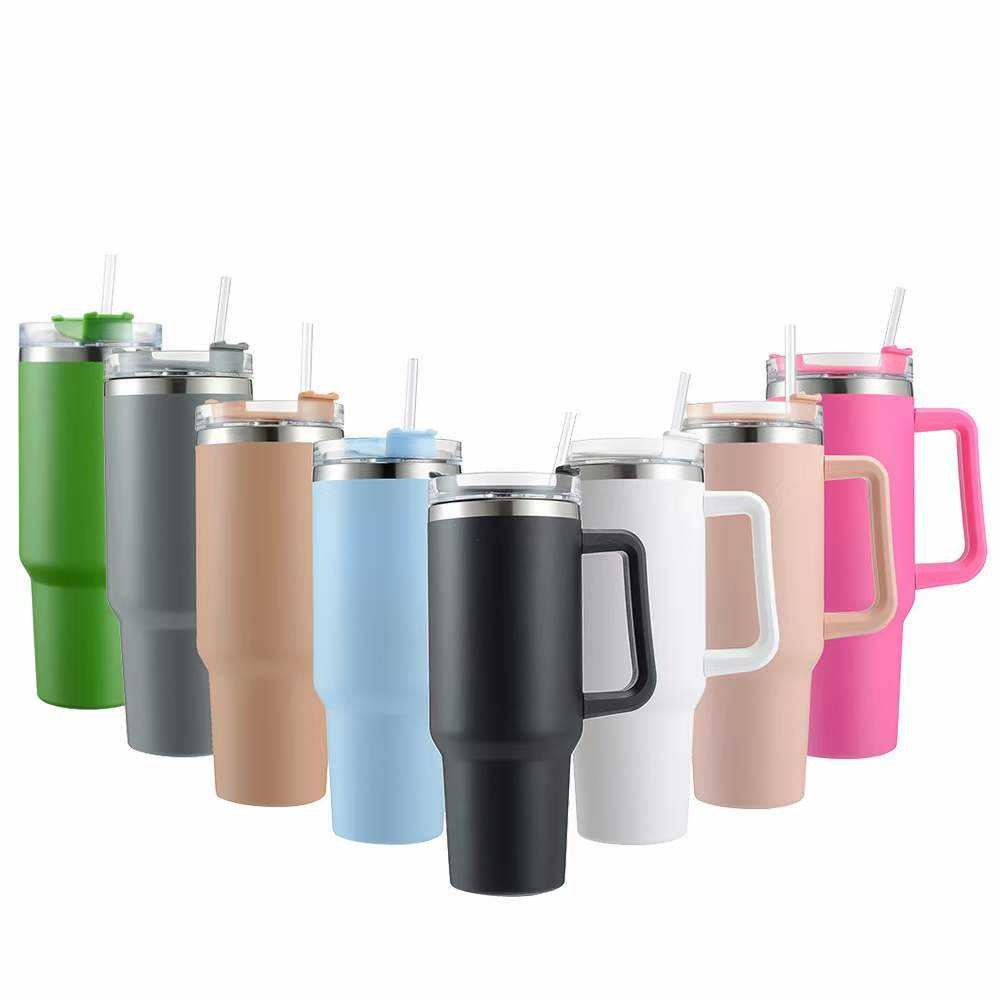 Stanley 40 Oz (1200ML) Stainless Steel Vacuum Insulated Tumbler with Straw ?andom Colors | Stanley |