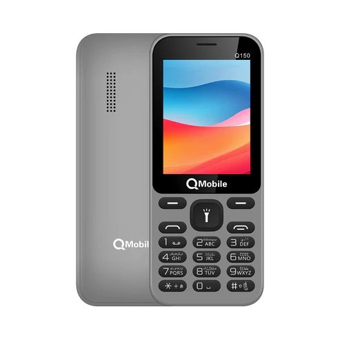 QMobile Q150 2.4 inches LED �Dual SIM PTA Approved, 1000 mAh Long Battery Life, Classic Keypad Mobile (Random Color)