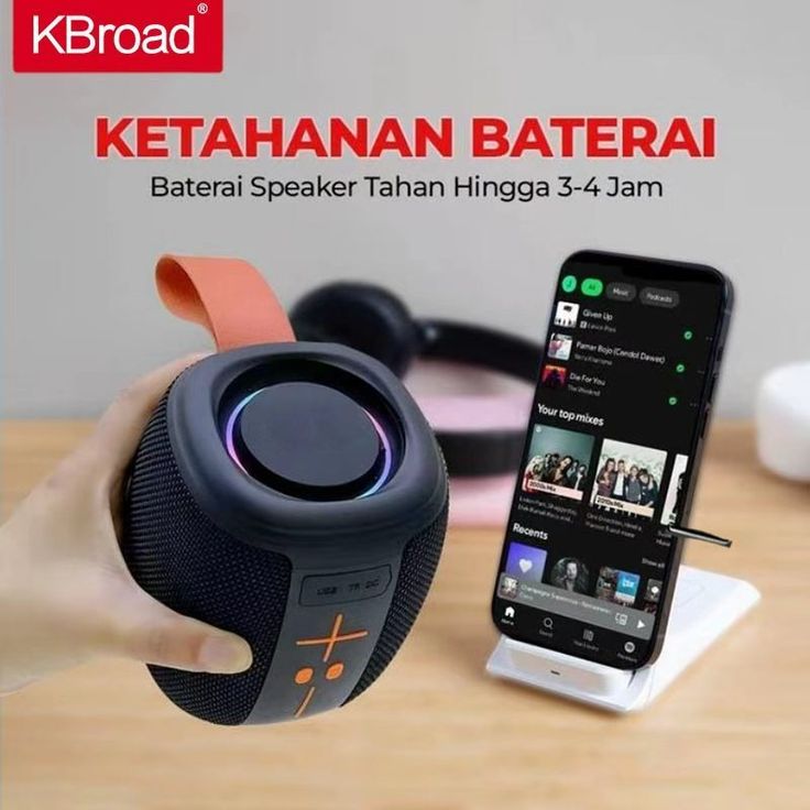 KTS-2310 Waterproof RGB Bluetooth Speaker �Portable Outdoor Wireless Speaker with Deep Bass & LED Light Up Display