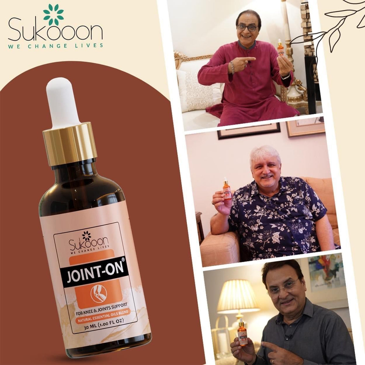 Sukoon Joint On Essential Oil Blend 30ML – photo 3