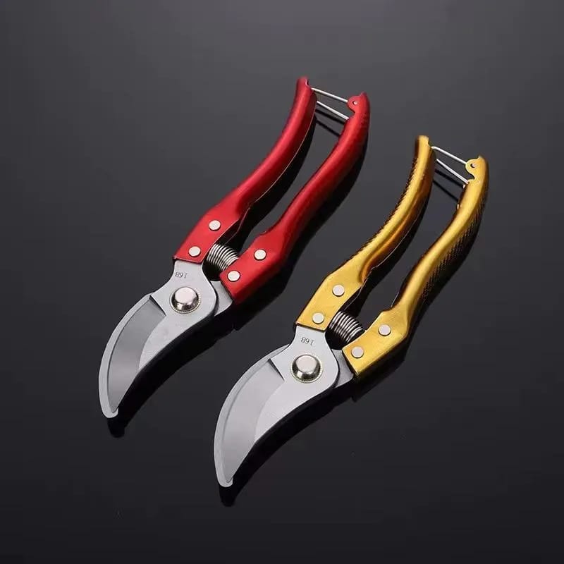 High Carbon Steel Pruning Shears Cutter �Stainless Steel Gardening Scissor for Plant & Branch Cutting