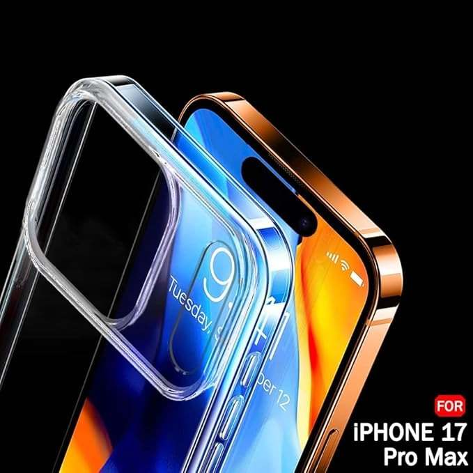 Ultra-Slim 0.2mm TPU Transparent Case for iPhone 17 Pro Max �Crystal Clear Soft Protection