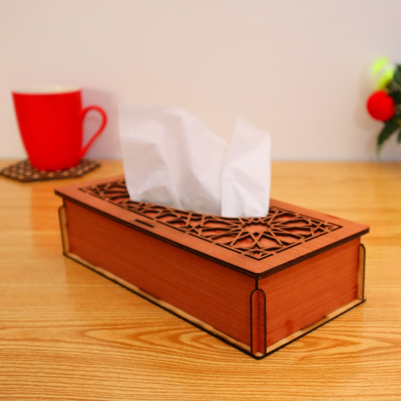 Wooden Tissue Box Elegant Design Smooth Finish – photo 2