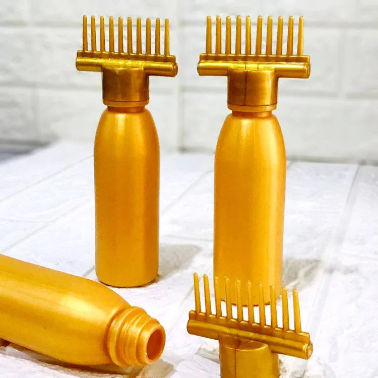 Hair Oil Applicator Bottle, Root oiling Comb – photo 4