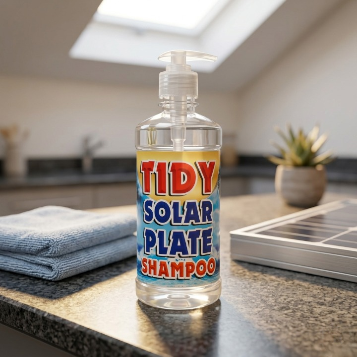 Tidy Solar Plate Shampoo 450ml Made In Pakistan Specialized Cleaning Solution For Solar Panels