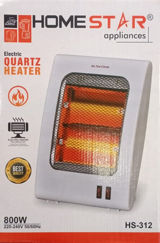 Electric Quartz 800W 2 Rod Electric Heater – photo 2