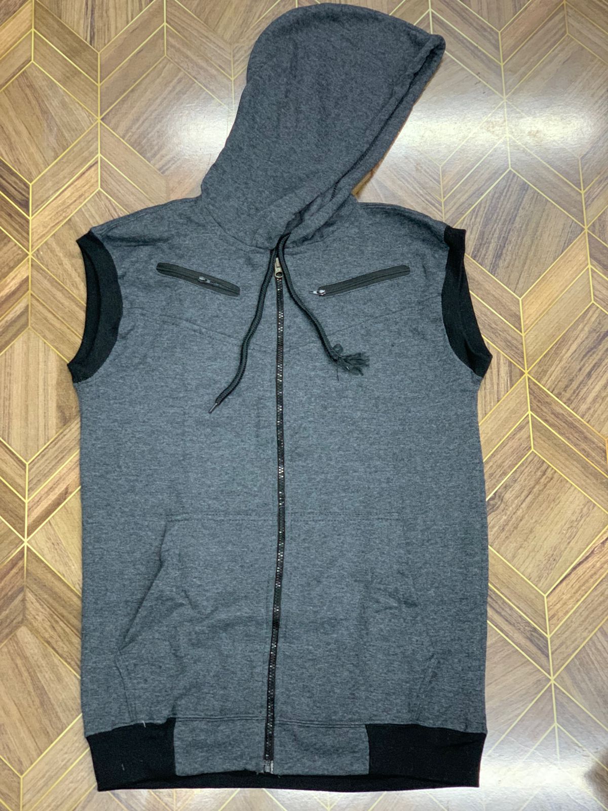 Men? Casual Zip-Up Jaqueta Hoodie - Medium
