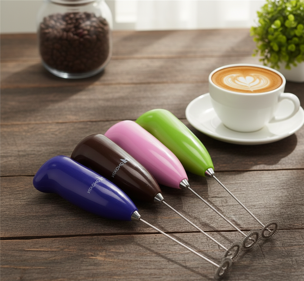 Coffee Beater & Milk Frother �Mini Handheld Egg Whisk, Drink Mixer & Foamer for Kitchen Use | Practical Cooking Tool (Random Color)
