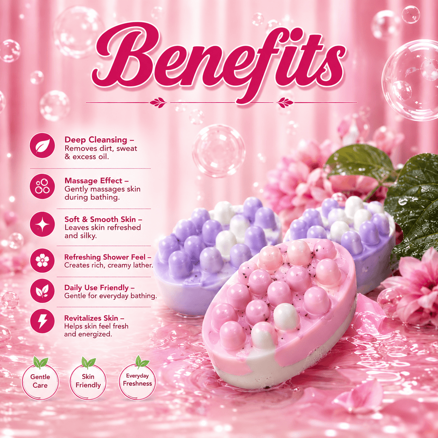 Instant Glow Massage Shower Soap