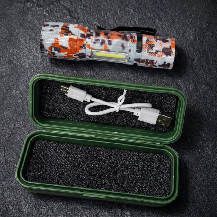 Commando Mini Rechargeable LED Tactical Flashlight with