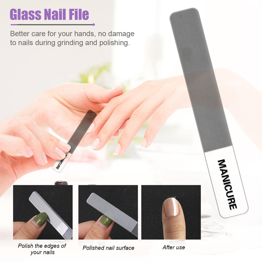 16-in-1 Stainless Steel Nail Care Kit �Manicure & Pedicure Tool Set (Random Color)