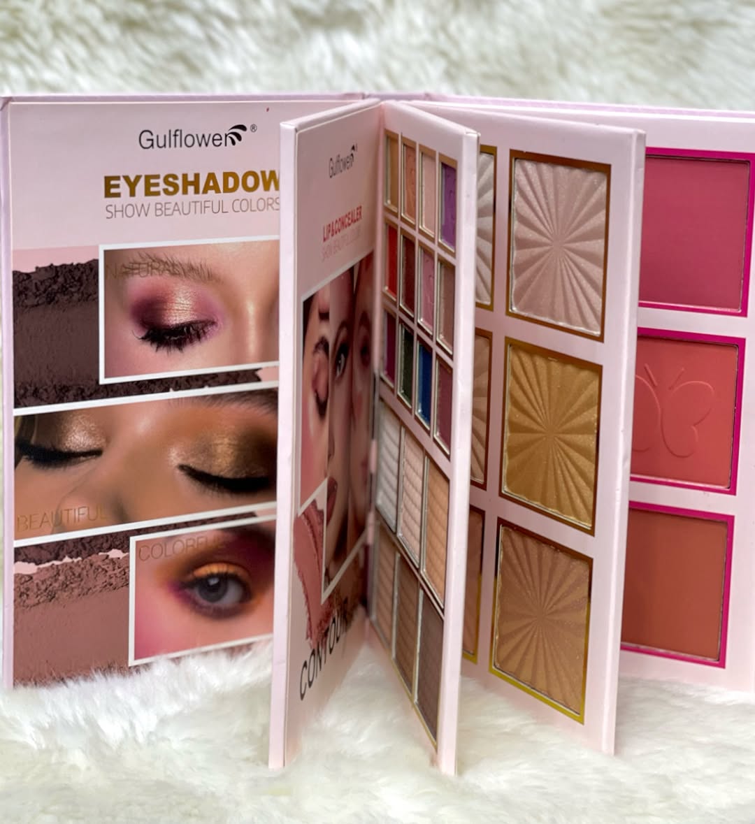 Mocallure 4 In 1 Eyeshadow Palette Book/  Eyeshadow Palette  Blush and eyeshadow Palette