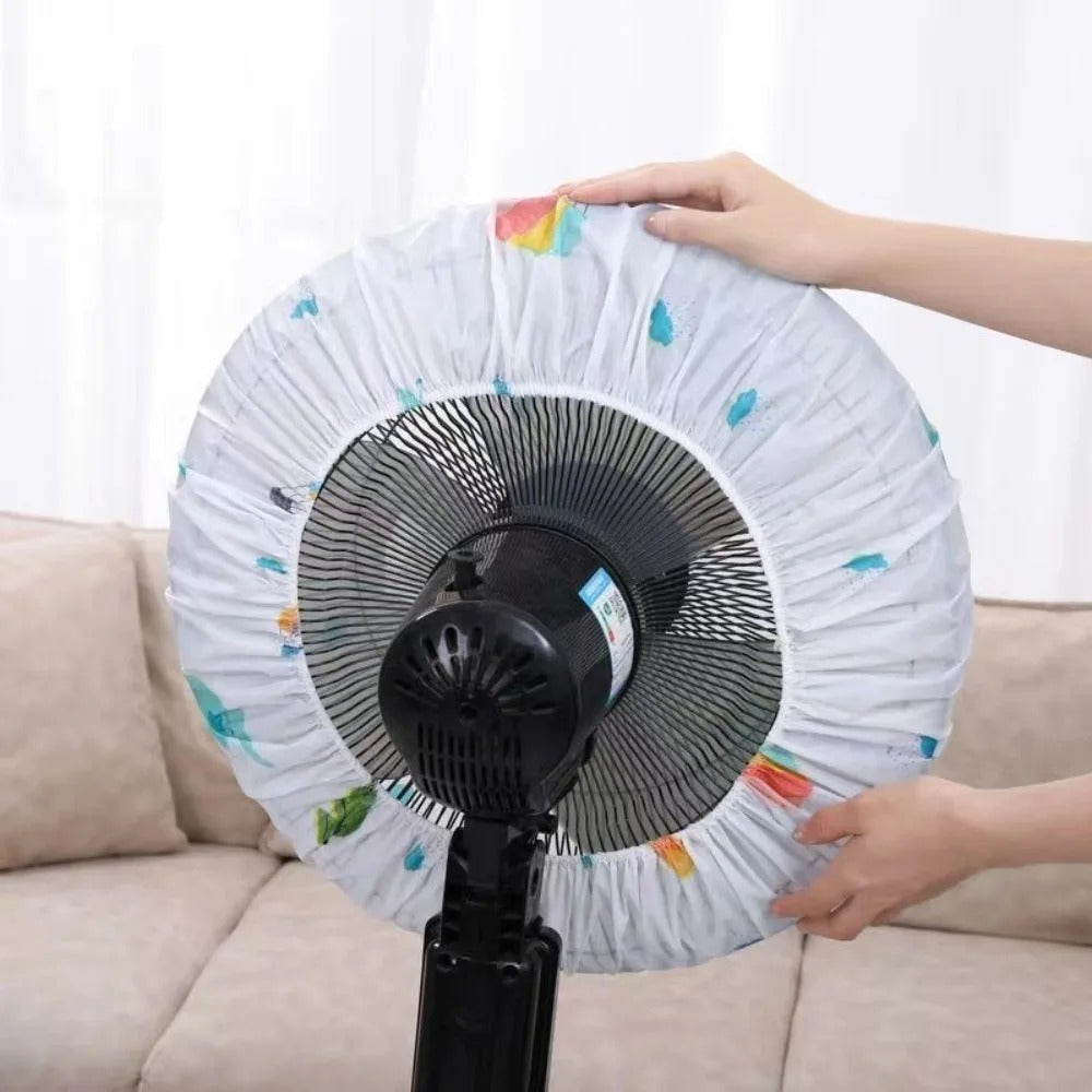 Fan Cover Cartoon Style Floor Standing Electric Fan Dust Cover Universal Electric Fan Protection Case Durable Quality (Random Design)