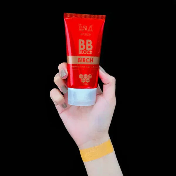 SL Basics BB Block SPF 50+ Tinted Sunscreen �Hydrating & Protective BB Cream with Vitamin E & Lotus Extract (50ml)